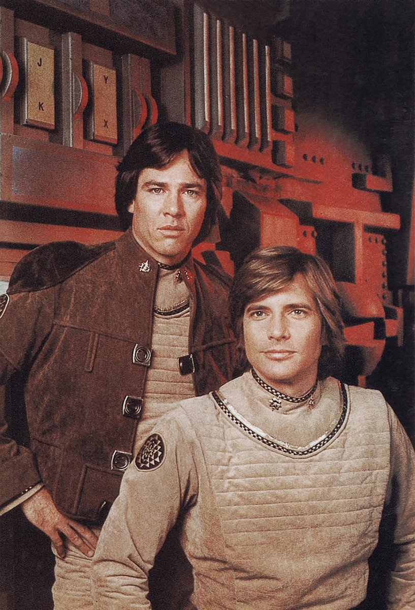 TVandFilmStars's tweet photo. Battlestar Galactica 1978-1979 starring Richard Hatch, Dirk Benedict, Lorne Green, Laurette Spang, Ann Lockhart and Maren Jensen. https://t.co/9W68GhzTL3