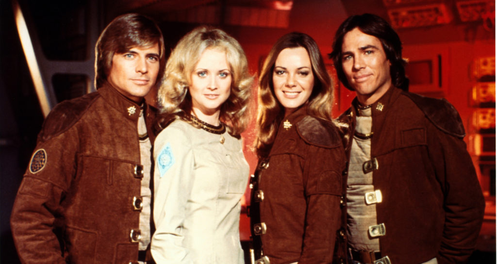 TVandFilmStars's tweet photo. Battlestar Galactica 1978-1979 starring Richard Hatch, Dirk Benedict, Lorne Green, Laurette Spang, Ann Lockhart and Maren Jensen. https://t.co/9W68GhzTL3