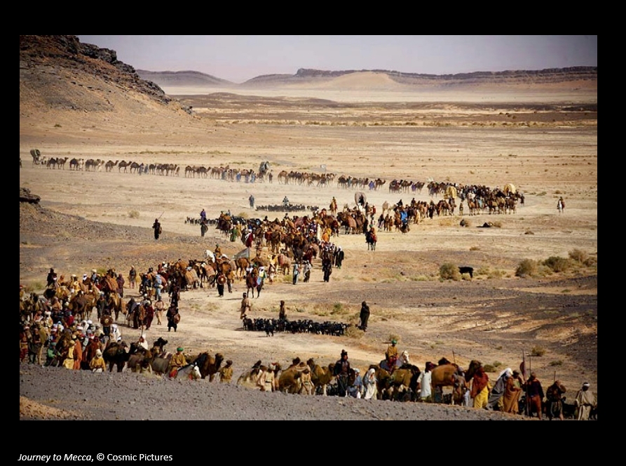 4/14 Hajj pilgrims travelled to Mecca, on the Syrian hajj route, for centuries. Wayfaring across the landscape. The Ottomans built forts for their protection and pilgrims went from fort to fort over 40 days. For more on Ottoman Hajj Forts see:  https://bit.ly/PMAC20_3&... href=