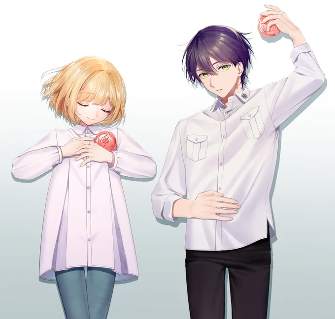 動画に使っていただいた絵です。本当に楽しんで描かせていただいた上にめちゃくちゃ素敵に動かしてもらえて幸せ者です。ありがとうございました! 