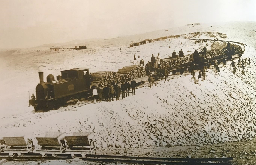 5/14 The Hejaz Railway completed by 1908 transported pilgrims from Damascus to Medina in 4 days. For the first time, wheeled transport in remote areas and passengers carried through the landscape at speed. Pilgrims removed from direct contact with the landscape.  #PMAC20