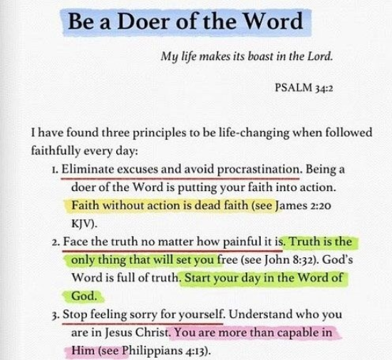 tanya_glanzman's tweet photo. Daughter, God’s Word is your guide on how to “Do Life.” In order to Do the word, you must be In the word frequently and with fervor. #TheWord #BeInTheWord #JesusLovesYou https://t.co/TqtMHYOY3G