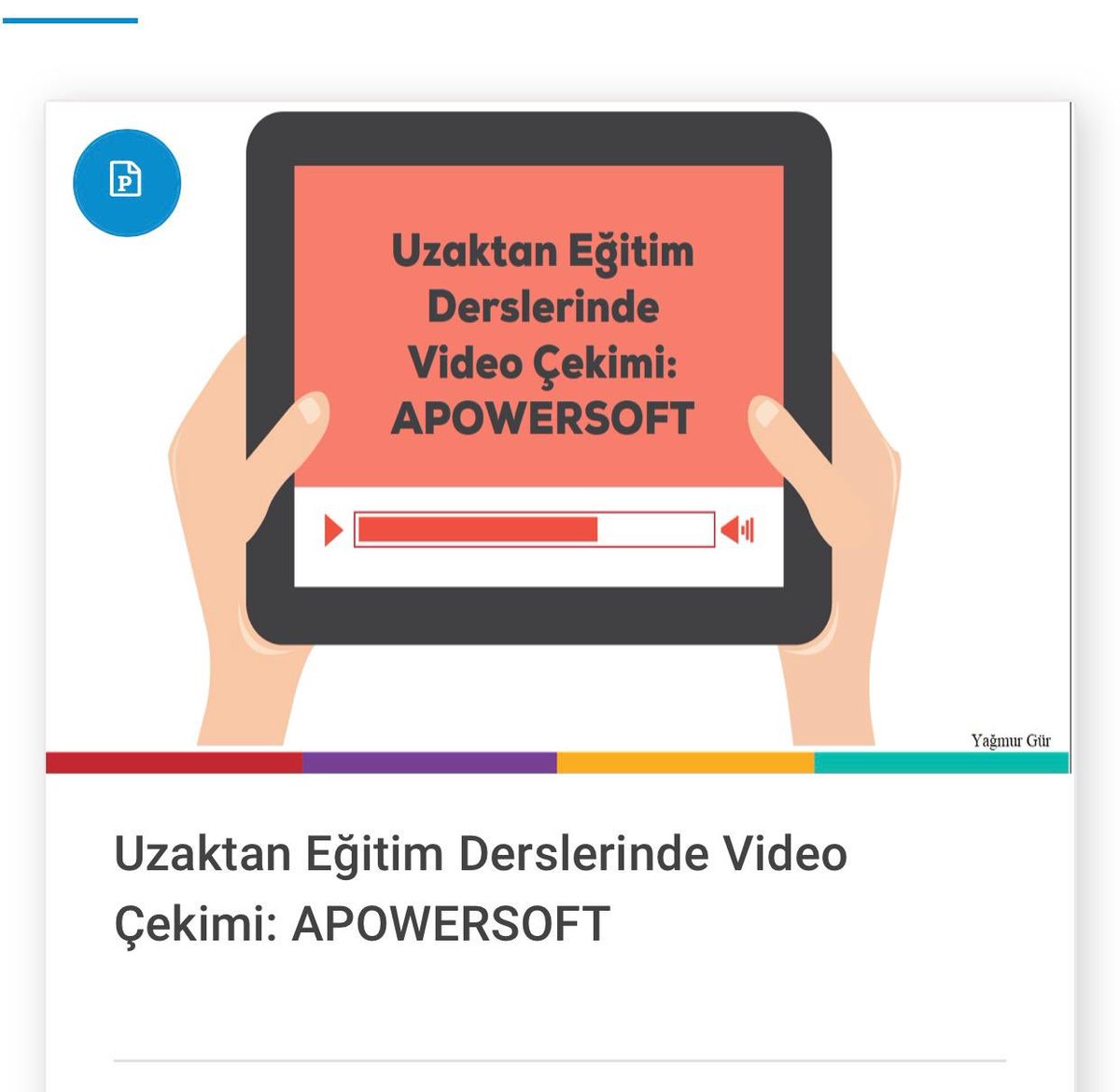 EdTechSummit's tweet photo. “Uzaktan Eğitim Derslerinde Video Çekimi: APOWERSOFT” Yağmur Gür, ETZ Campus için yazdı. https://t.co/ECYRwy5SaU #uzaktaneğitim #video #videoçekimi #apowersoft #etz #etzcampus https://t.co/VvFAbwlkPC