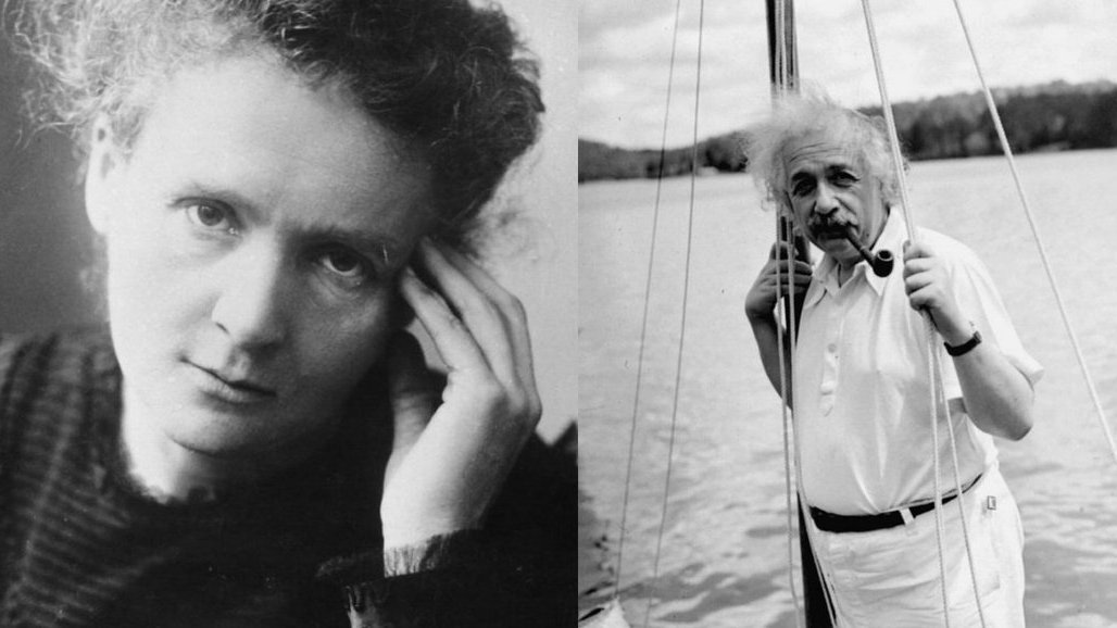 tuCpakoa's tweet photo. Le jour où Albert Einstein emmena la double prix Nobel Marie Curie en balade en bateau sur le Léman, elle lui dit :
- Je ne savais pas que vous étiez un bon barreur.
- Moi non plus !
- Et si on chavire ? Je ne sais pas nager !
- Moi non plus.

https://t.co/z36CTDWuiq https://t.co/YQwMf1hOKa