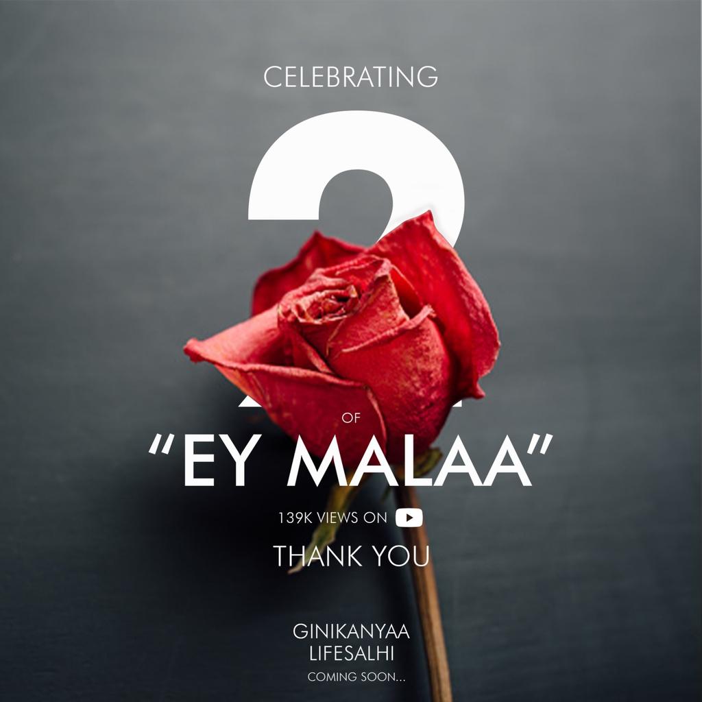 vilumsmv's tweet photo. No time for celebrations. 2 Years of #EyMalaa. 
#stayhomestaysafesavelives https://t.co/5UJ3ohZAkS