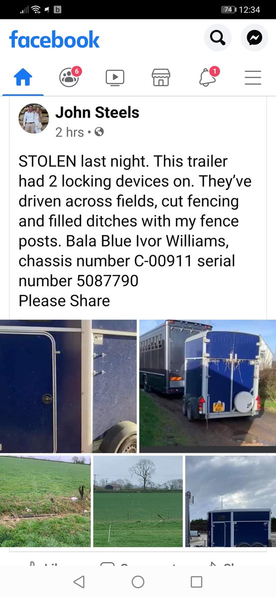 Taken off fb
Trailer Stolen