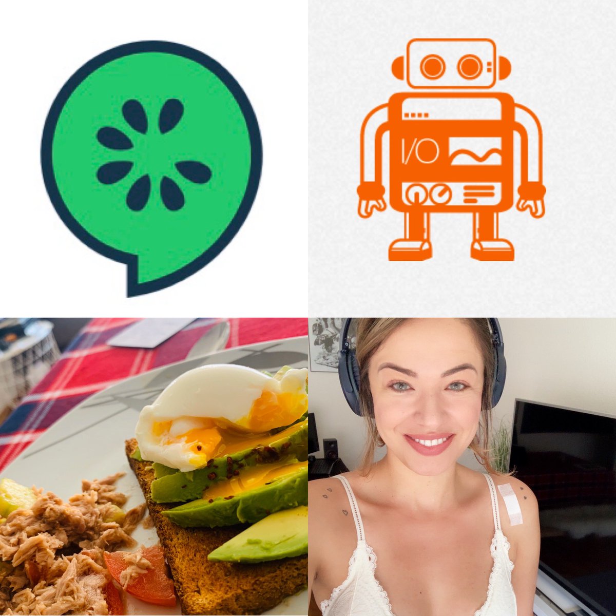 lainiborges's tweet photo. Perfect picture for #learning #weekend for #automationtesting 
 @cucumberbdd and @webdriverio . 💻 and yes I need 🥑 #brainfood #avocadotoast https://t.co/HeOXSbLjrJ