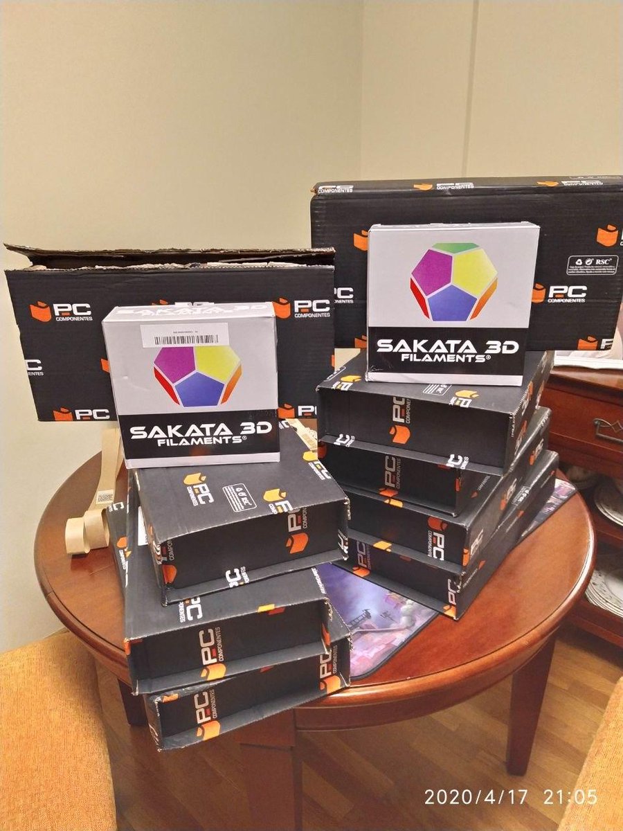 Queremos agradecer la donación de filamento por parte de las Fuerzas de Choque de las fiestas de Cartagineses y Romanos. Este material ha sido destinado a los compañeros de Águilas. Muchas gracias!!!