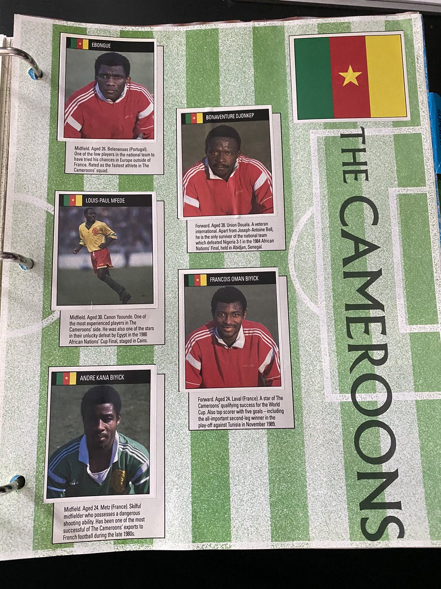 There they are, the lads, ‘the Cameroons’