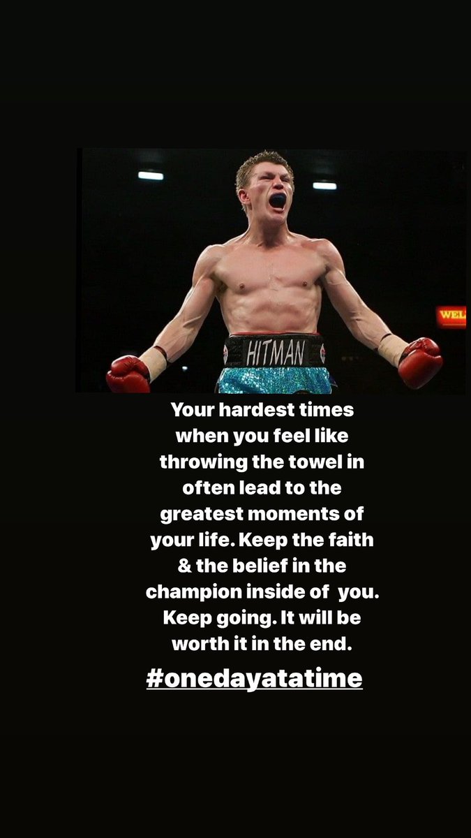 #keepsafe #keeppositive #keepbusy #mentalhealth <a href="/FrankBrunoFound/">The Frank Bruno Foundation</a> Don’t Forget boxing is a fight and that’s what this is. Many lessons in life can be taken from a boxing perspective. #staystrong everyone. Ricky. X