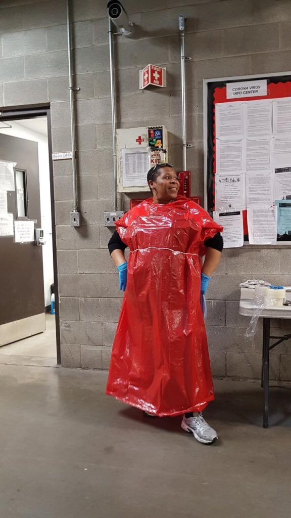 Mama Michelle making sure the crew is uplifted on this fine Saturday morning.