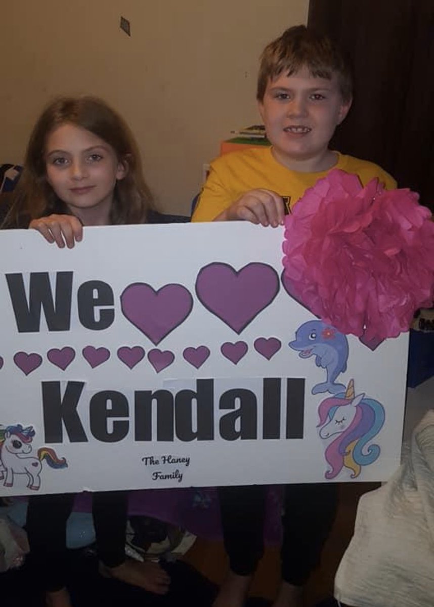 Sayrevillekids's tweet photo. The Bresocnik family had an incredible outpouring of love for Kendall. Her welcome home parade included OBPD, NYPD, Port Authority PD, NJ State Police, countless other PDs &amp; 1st Aid Squads, Bikers Against Child Abuse, her incredible Truman family 💜  Sayreville staff &amp; students. https://t.co/R3QuiCAQoD