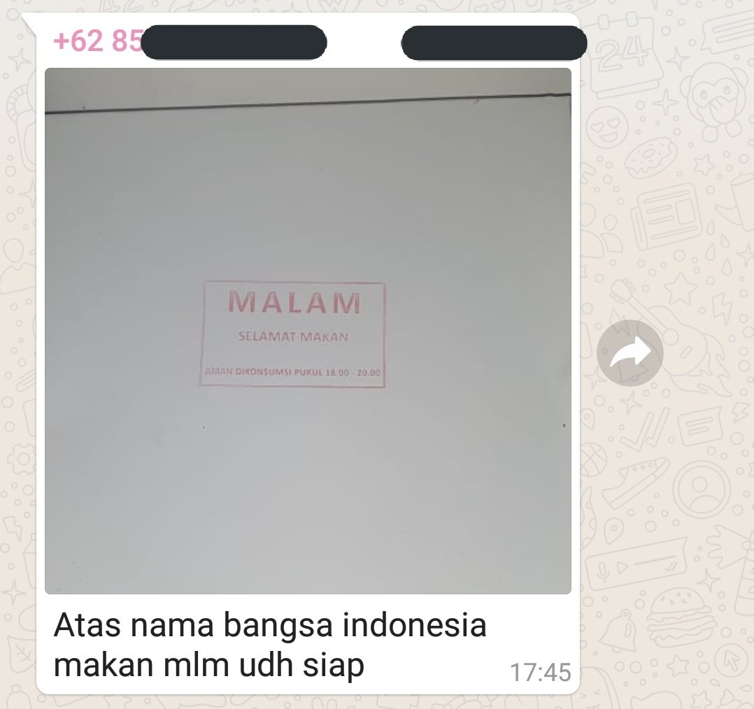 Bapaknya nongol lg ngumumin makan malem doang pake atas nama bangsa indonesia