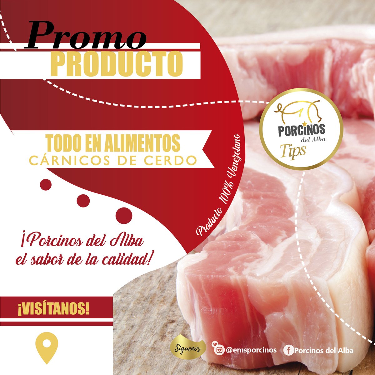 emsporcinos's tweet photo. #18Abr Cada producto Porcino del Alba viene acompañado de una rica receta, revisa nuestras redes y podrás elaborar exquisitos platos con #chuletón, #chorizo, #patas, #codillos #chuleta, entre otros sin gastar mucho dinero.
#Recetas #Porcinos #CarneDeCerdo #Barquisimeto #Venezuela https://t.co/aTgnLCxd5l