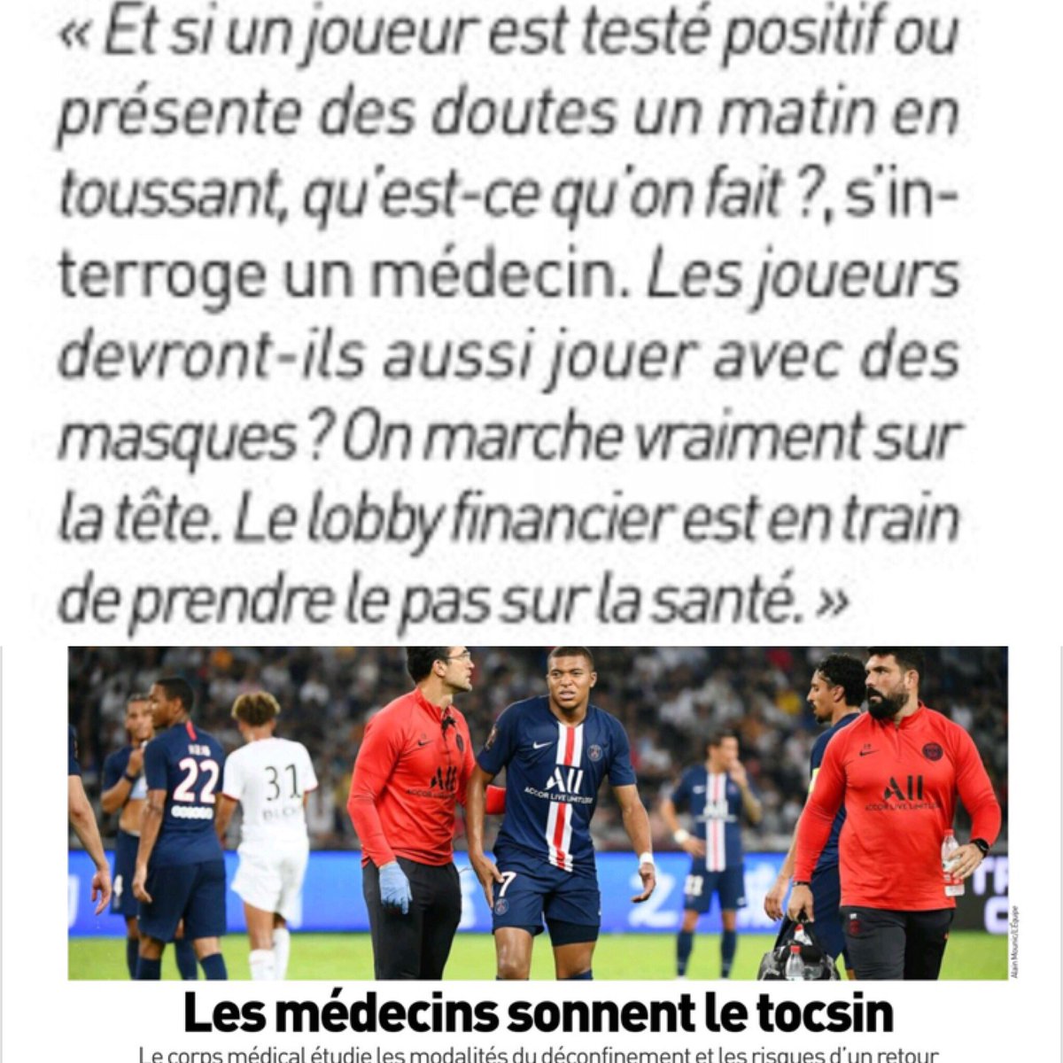 bbarbusse's tweet photo. Pendant les crises, certaines vérités (anciennes) apparaissent plus rapidement au grand jour pour certains et certaines... #SpectacleSportif #Sport https://t.co/PE6MRjMS6V