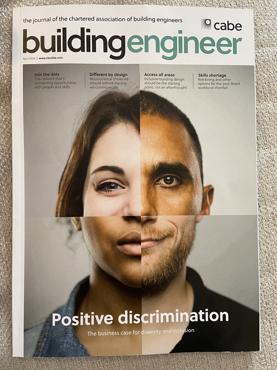 SophieLydia24's tweet image. Great Saturday read - @cbuilde April Edition of the #BuildingEngineer lots of interesting articles and authors #diversity #inclusivity #inclusivedesign #skillsshortage #Neurodiversity