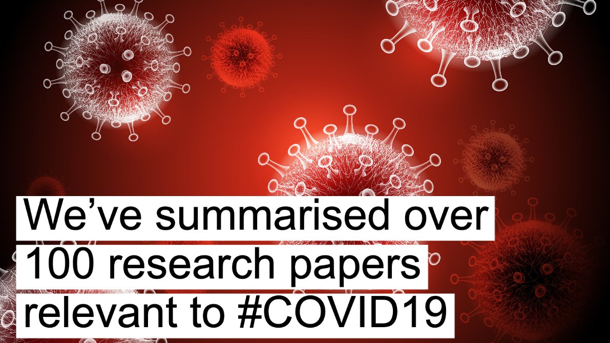 We hit a milestone this week - we've now summarised over 100 systematic reviews relevant to #COVID19 See the full evidence collection ➡️evidenceaid.org/coronavirus-co… With HUGE thanks to our 63 amazing volunteers, from 16 countries - it's a truly international effort 🌏