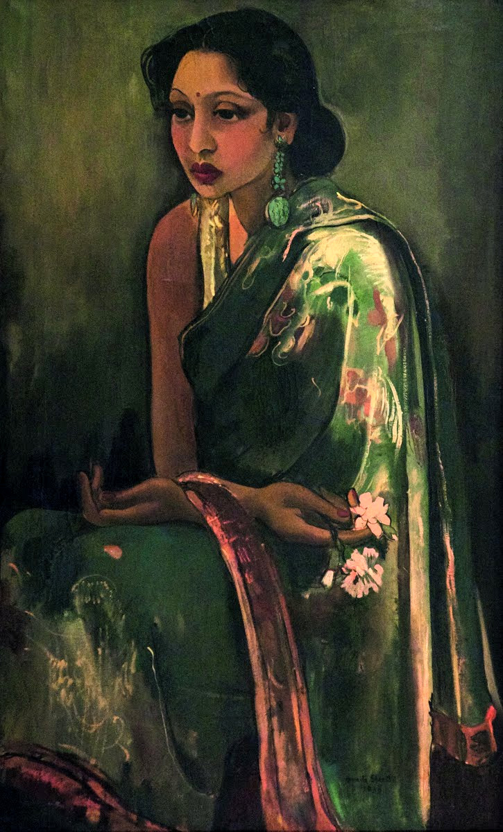 pohoartist's tweet photo. Art Inspiration For Today: Sumair by Amrita Sher-Gil (Hungarian-Indian), oil on canvas, genre: Regionalism, Portraiture, Modernism, 1936 #ArtInspirationForToday #Sumair #AmritaSherGil #SelectedByTaraHutton https://t.co/c0GHpLAig3