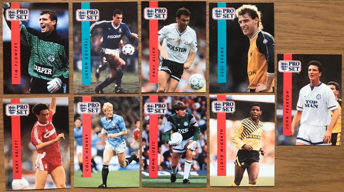 Pack 10 opened.  #ProSetChallengeFlowers  @SouthamptonFCDozell  @IpswichTownAllen (swap)  @SpursOfficialEvans  @OUFCOfficialAblett  @LFCHendry  @ManCityLukic  @LUFCMcGrath  @Coventry_CityPearson  @LUFC #saintsfc  #itfc  #coys  #oufc  #lfc  #mancity  #lufc  #pusb