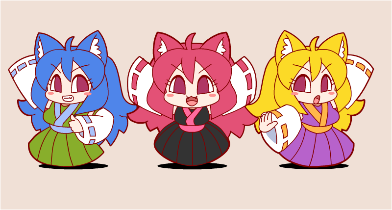 yamato_d's tweet photo. 3色りつねえ（某SFCボス風）
#ケムリクサ https://t.co/4ZlLkSUcAx
