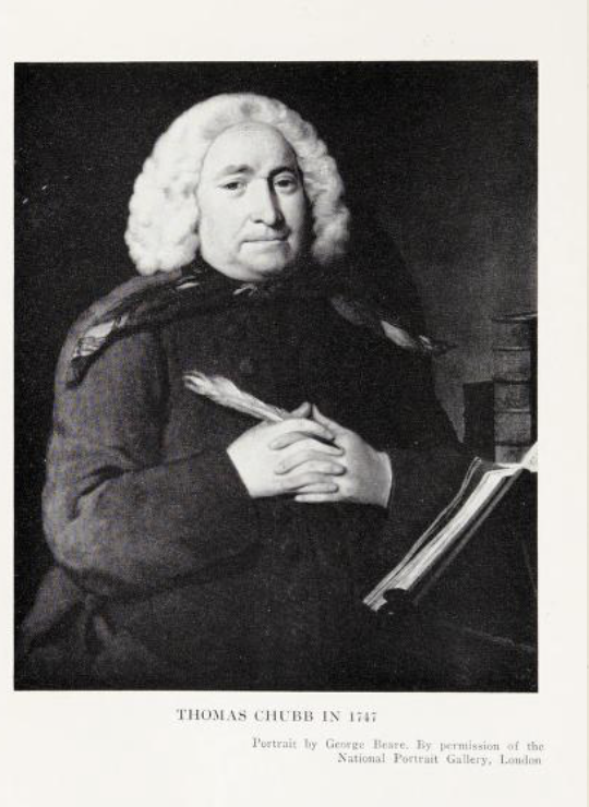 candidamoss's tweet photo. This is Thomas Chubb (1679-1747) a self-educated glove and candle maker, who argued that the manuscripts of the New Testament and the transmission of documents should be critically and carefully analyzed #TextCriticism #QuarantineLife H/T @internetarchive https://t.co/8RtGGjLDmE