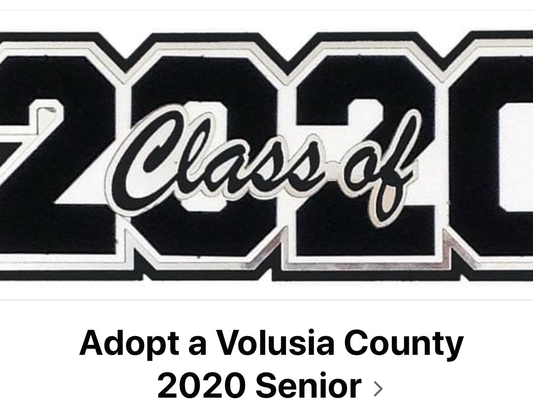 Here is an incredible group where you have the chance to “adopt” seniors and send them some good cheer. If you would like to adopt a Senior, or if you have a Senior please join. Thank you to Staci Tramont for starting this! ❤️😊 <a href="/volusiaschools/">Volusia County Schools</a> #3MOMS 

facebook.com/groups/5625204…