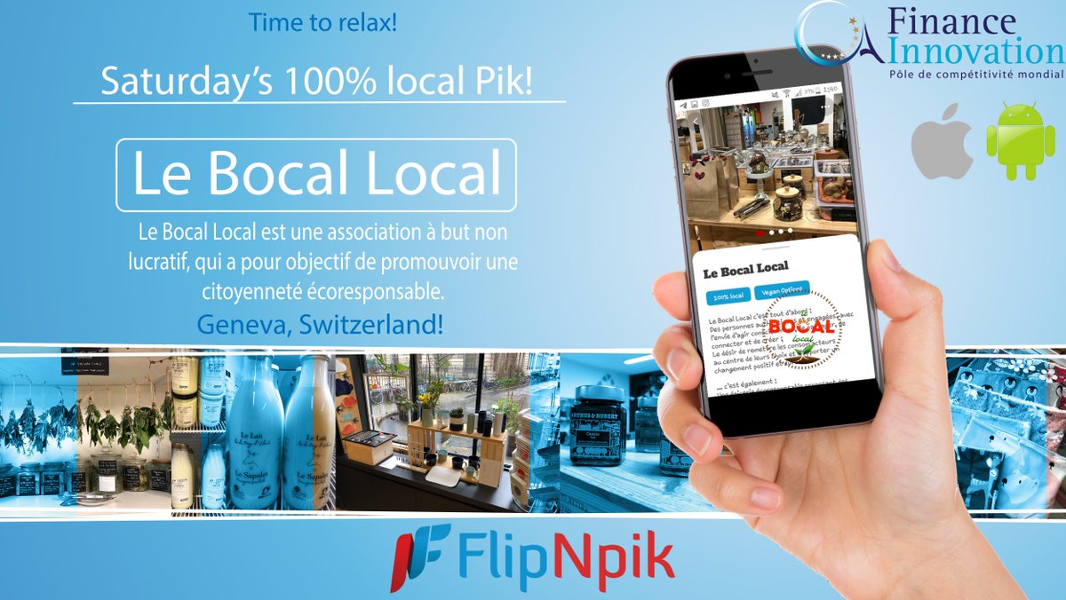 FlipNpik's tweet photo. Have a great weekend everyone 🥰
🎁 There are new products in the store!
https://t.co/9z0zBGi0nM
Saturday’s 100% local Gem from Geneva, Switzerland! 🇨🇭
Visit 🍯 Le Bocal Local 🥛 , in our free app!
#flipnpik #geneva #buylocal #Genève #locaux #sains #fliplocal #Pamplemousses https://t.co/ptKXJGsmmk
