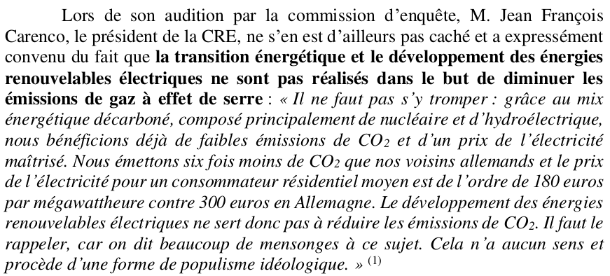 par la mise en valeur de ces tonnes de CO2 évité (les français paye deux fois : pour ne pas augmenter leur émissions de CO2 liées au réseau électrique en ajoutant plus de système bas carbone qu'ils en retirent, pour réduire le CO2 chez les voisins parce qu'ils sont généreux).