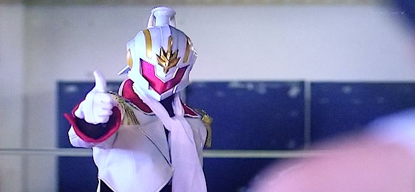 「銀座のご当地ヒーロー「ザ・ギーン」は自分がデザインしました。タップダンスが得意だ」|ことぶきつかさのイラスト