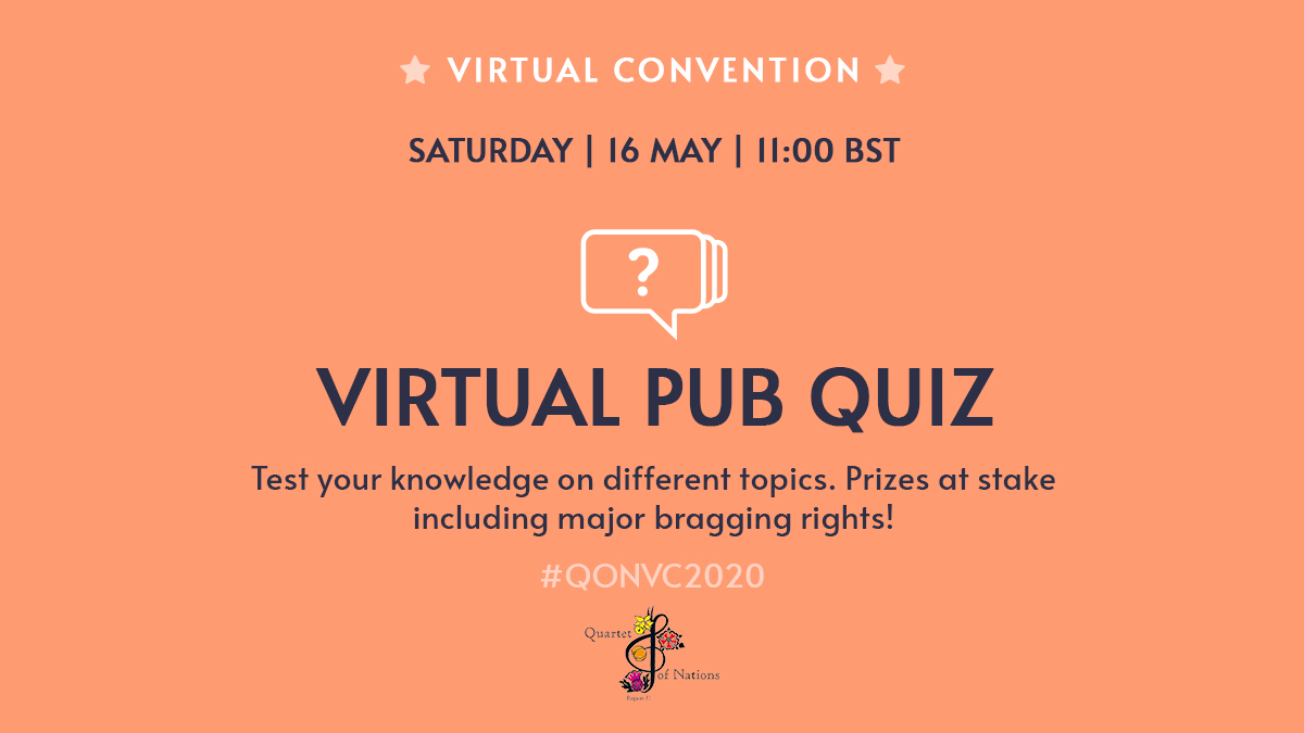 SAIRegion31's tweet image. VIRTUAL PUB QUIZ | 16 May
#QONVC2020
