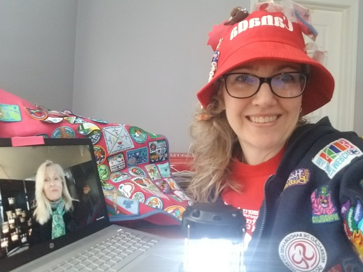 DaniThurgood's tweet photo. So happy to be connecting with my sisters in Guiding and @wagggsworld members world wide! @girlguidesofcan @girlguidesonnv #Community16 #ShareTheLight https://t.co/2cO9JfgxwM