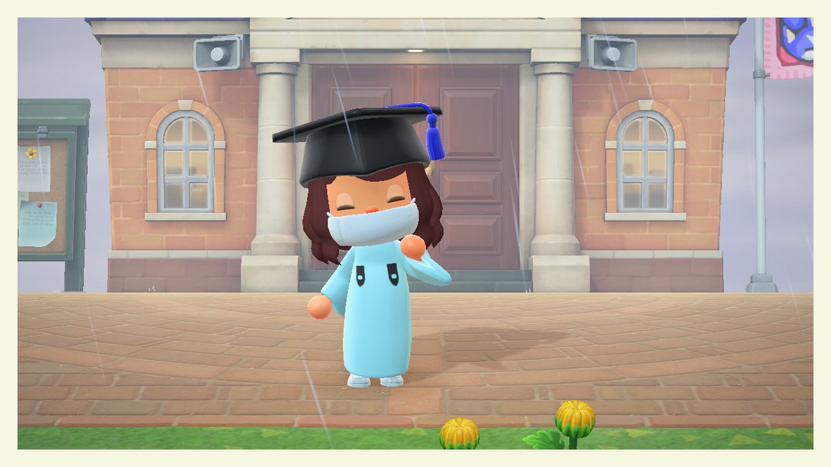 NatalieDP10's tweet photo. graduation 2020 #AnimalCrossing #ACNH #NintendoSwitch https://t.co/CSWeWTToCO
