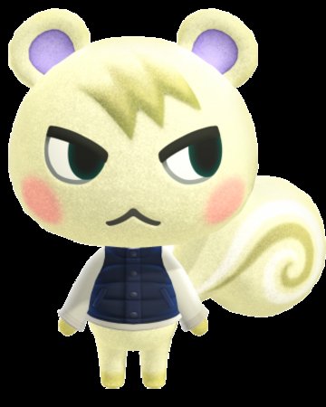 TriwingCrossing's tweet photo. My first new villager from the campsite! Marshal! https://t.co/LCv5fq9H7x