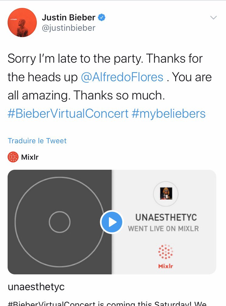 obrojustin's tweet photo. BELIEBERS THE ICONIC FANDOM 🥰 #BieberVirtualConcert https://t.co/LIjpkZM8Hb