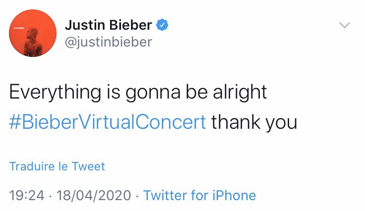 obrojustin's tweet photo. BELIEBERS THE ICONIC FANDOM 🥰 #BieberVirtualConcert https://t.co/LIjpkZM8Hb