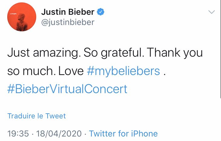 obrojustin's tweet photo. BELIEBERS THE ICONIC FANDOM 🥰 #BieberVirtualConcert https://t.co/LIjpkZM8Hb