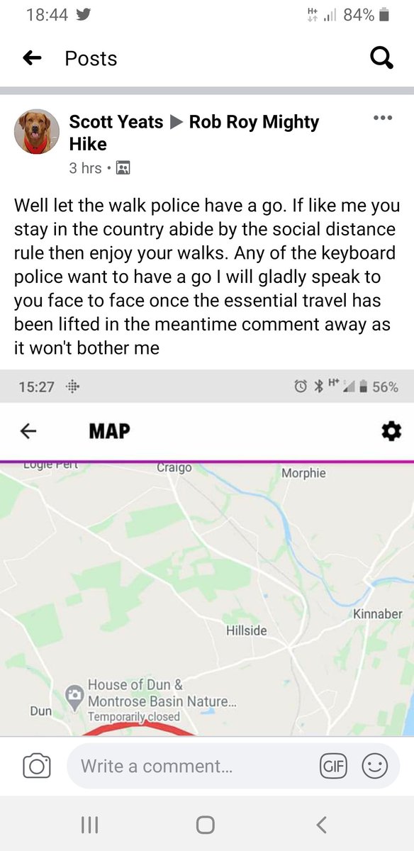 To think, this is a Charity page he is posting on!!!