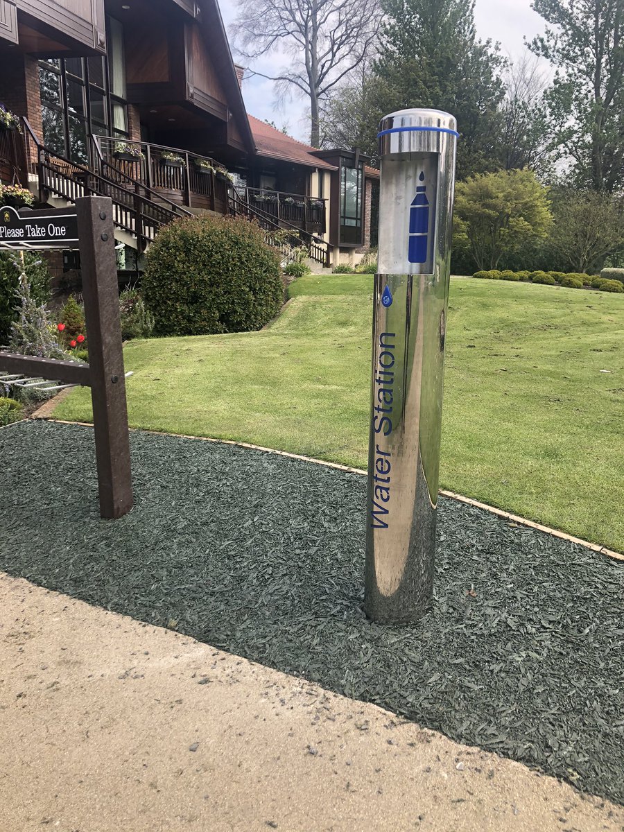 Filtered water station installed beside our putting green to help reduce the need for single use plastics. #bringyourbottle <a href="/WaterStationsIE/">Water Stations Ireland</a>