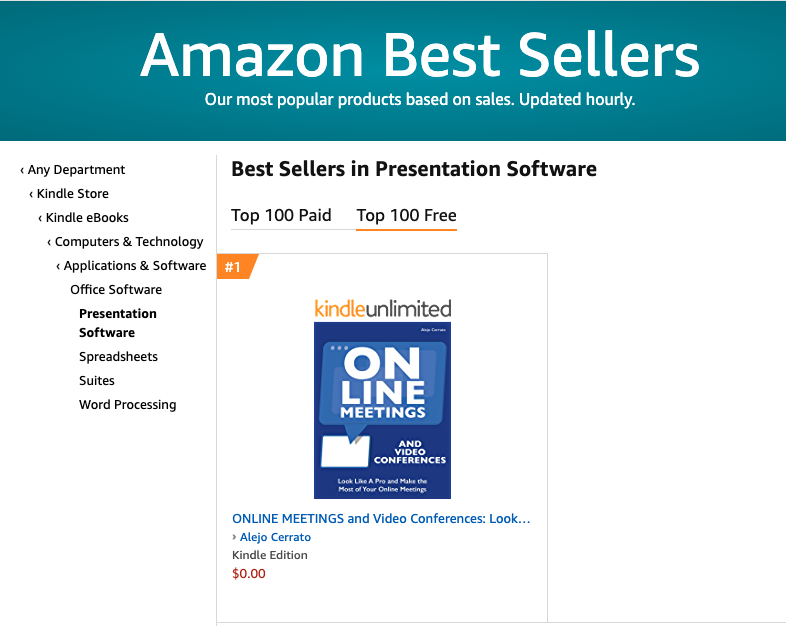 Alejolucas's tweet photo. My book is number ONE in Amazon's Top 100 Free in the  "Presentation Software" category.

I couldn't be happier!
Thanks to all that helped it get there!

If you did not get it yet, do it while is FREE!

Here's the link: https://t.co/wamSY84xkf

#WeAreFiu #free #WritingCommunity https://t.co/JCgAx5iFIx