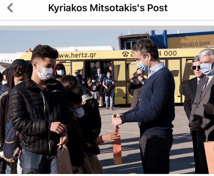 aleks_gren's tweet photo. Proud to see the Prime Minister of #Greece @kmitsotakis personally seeing off a group of unaccompanied refugee children being accepted by #Germany. Rising up to the hour! Kudos! @BaronessGoudie @AlyseNelson @vitalvoiceseuro @VitalVoices @BorisJohnson @patel4witham https://t.co/3A78P0G9zh