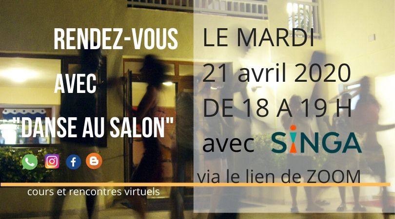 BalanceTonAgenc's tweet photo. #Singa vous invite le 21 avril à #DanseAuSalon en ligne avec le lien pour se connecter sur zoom
https://t.co/ERMP8GH1fC

nos adresses
https://t.co/s2q2bxsBqi https://t.co/tLU8bjfIRM