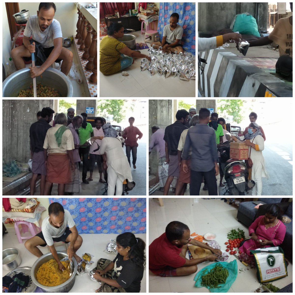 aims0804's tweet photo. #COVID19
#SupportheNeedy
#LockDown
#Goodwill trust
#Foodsupport
Today we Provided lunch to needy and roadside people's. Thank you for your continued patronage and kindness. Happy serving https://t.co/3WMyEMSkH6