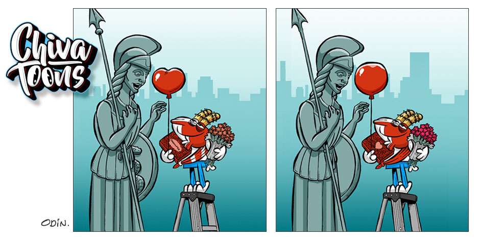 LosChivaToons's tweet photo. ¡Qué romántico con nuestra guardiana! 💐😍🎈
Mientras @Conan_chts sigue conquistando a La Minerva, tú encuentra las diferencias, ChivaHermano 🔍👀⬇️ https://t.co/ibxtBBZSAG