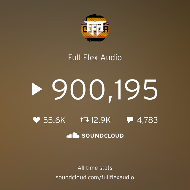 fullflexaudio's tweet photo. We hit 900k on Soundcloud! ๐ช๐
Expect plenty more releases in the next couple of months, including a very special one in June...
Thanks for all the continued support! ๐
#FullFlexAudio https://t.co/GrAe4fW8df