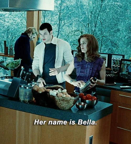 odairannies's tweet photo. that moment when the cullens, super smart vampires, cooked bella italian meal only cause of her name, a classic, why do other movies even try https://t.co/CRVopDvOoo