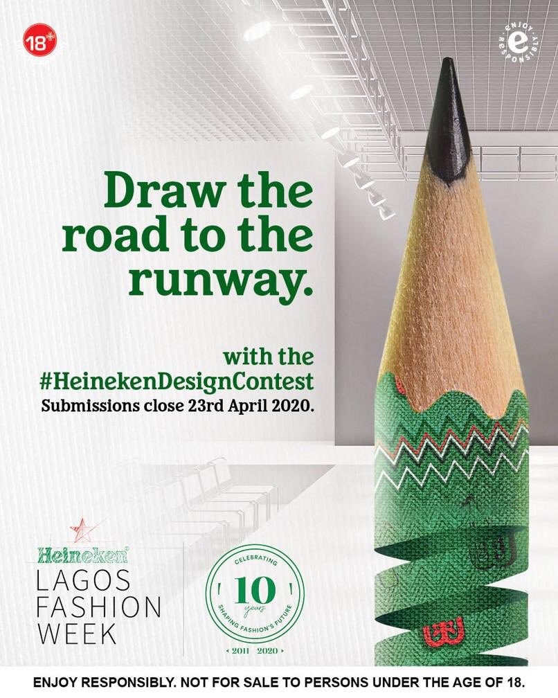 DrayConcepts's tweet photo. Share a mood board and 3 sketches that best depicts the theme βAfrica Shaping Fashions Futureβ on Instagram with the official hashtag #HeinekenDesignContest and stand the chance to have these designs featured at the #HLFW in October 2020.
Cc @alexlawal_ @Heineken https://t.co/FPGqf7obkv