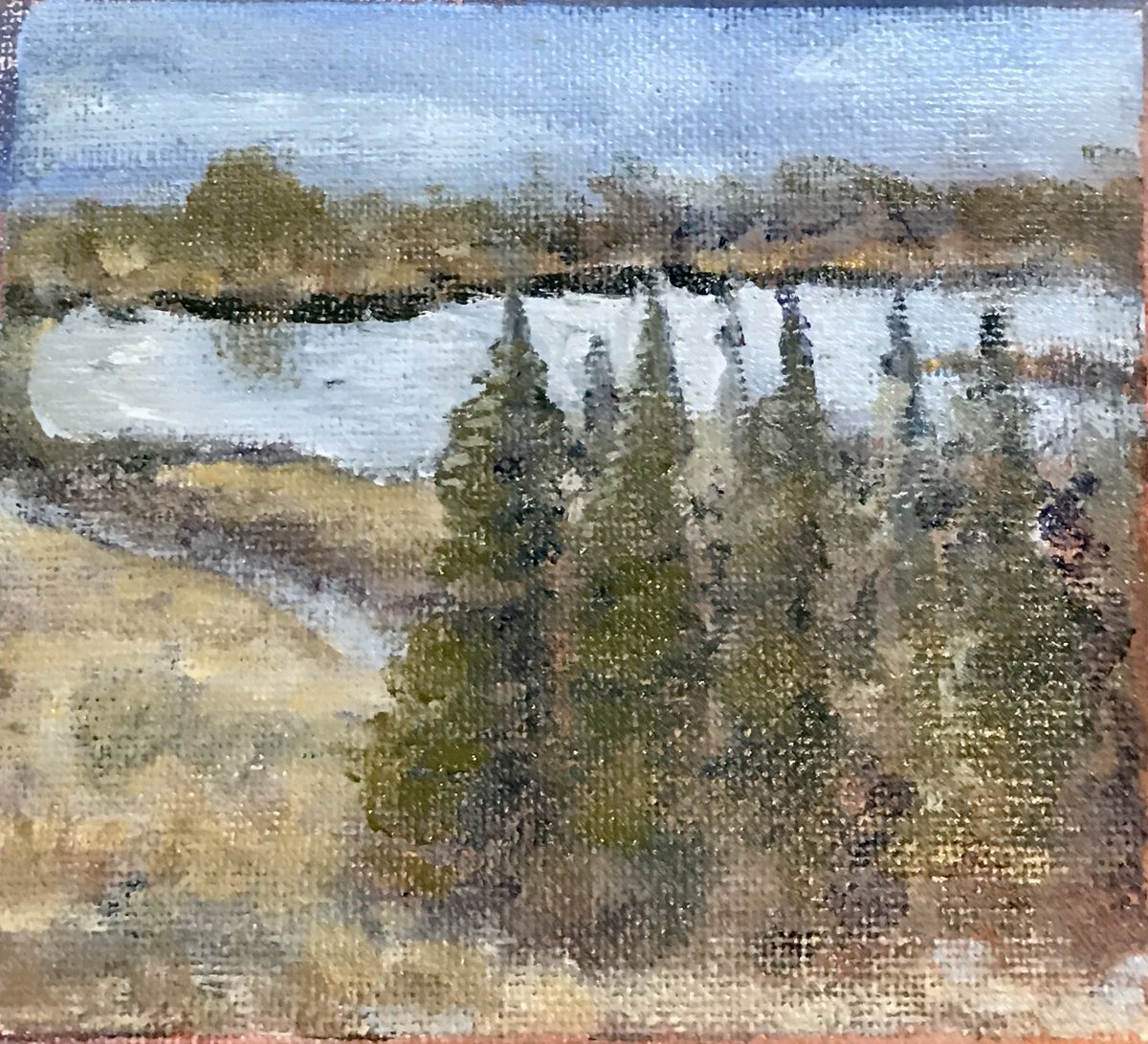 wetcat42's tweet photo. This painting is called, “At the Park”. https://t.co/fQkflXAuix