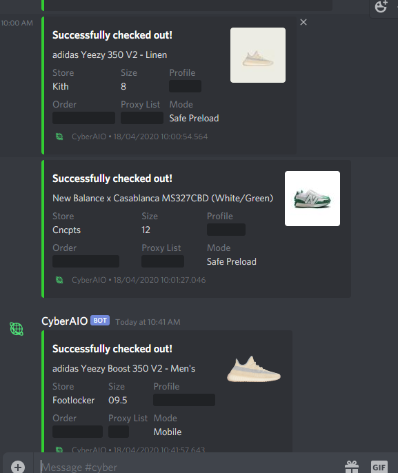 TubbySneakers's tweet photo. Thankss
Bot: @Cybersole 
Group: @SpoofXUS 
Proxies: @dashproxies @CookieProxies 
Server: @10xServers 
Mentor: @iFreeGuap https://t.co/ggcqNSrDLS