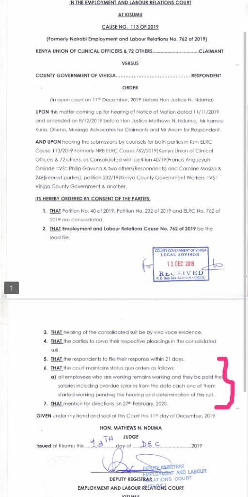 VihigaN's tweet photo. Whoever oppresses the poor shows contempt for their Maker, but whoever is kind to the needy honors God. Is @VihigaCountyGov above the law 6 months unpaid salary.
#PayNewHealthworkersVIHIGA 
#ObeyCourtOrders
@StandardKenya 
@gpdkaluma 
@MOH_Kenya 
@dkmaraga https://t.co/rF6Mb6zglj