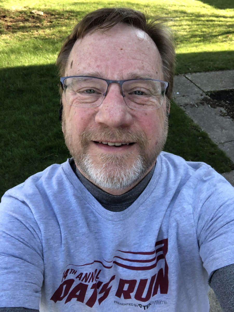 Just completed my “virtual” Tillman Honor Run (4.2 miles)...it was a beautiful morning for it! #TillmanHonorRun #PatsRun #ChicagoHonorRun